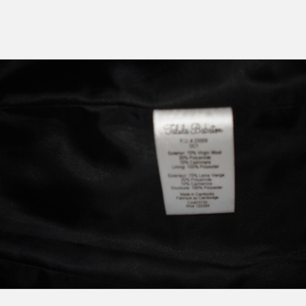 Aritzia T. Babaton Howell Wool Cashmere Double Breast High Collar Peacoat XXS - Picture 8 of 14